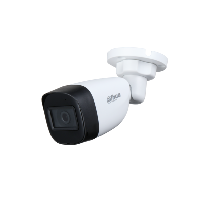 Cámara Bullet HDCVI Dahua® 5MP 2.8mm IR30 Plástica IP67 - DH-HAC-HFW1500CN-0280B-S2