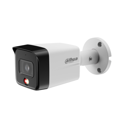 Cámara IP Bullet Dahua® 6MP 2.8mm Smart Dual Ill IR30m Mic Metálica IP67 - DH-IPC-HFW1639TCP-A-IL-0280B-S6