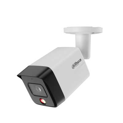 Cámara IP Bullet Dahua® 6MP 2.8mm Smart Dual Ill IR30m Mic Metálica IP67 - DH-IPC-HFW1639TCP-A-IL-0280B-S6