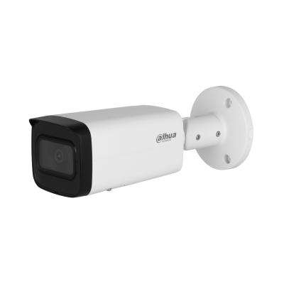 Cámara IP Bullet Dahua® 4MP 3.6mm IR80m AudiBirec Alarm IP67 IK10 SMDPlus - DH-IPC-HFW2441T-AS-0360B