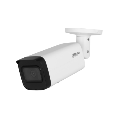 Cámara IP Bullet Dahua® 4MP 3.6mm IR80m AudiBirec Alarm IP67 IK10 SMDPlus - DH-IPC-HFW2441T-AS-0360B