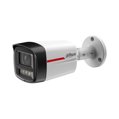 Cámara IP Bullet Dahua® 4MP WizColor 2.8mm IR50m Mic SMDPlus IVS - DHI-IPC-HFW2449TL-S-PRO
