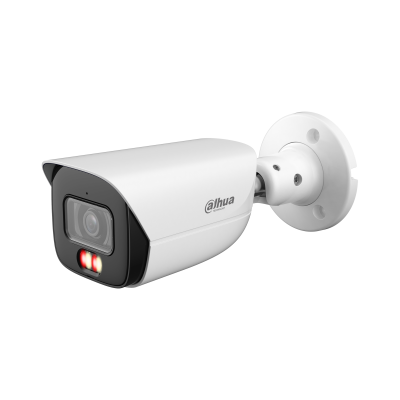 Cámara IP Bullet Dahua® 4MP 2.8mm Mic IR50 Aud/Alarm In/Out Smart Dual Light - DH-IPC-HFW3449E-AS-IL