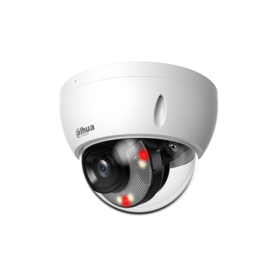 Cámara Domo IP Dahua® 6MP Lente Fiijo 2.8mm IR30m IK10 Metálica - IPC-HDBW2649E-S-IL