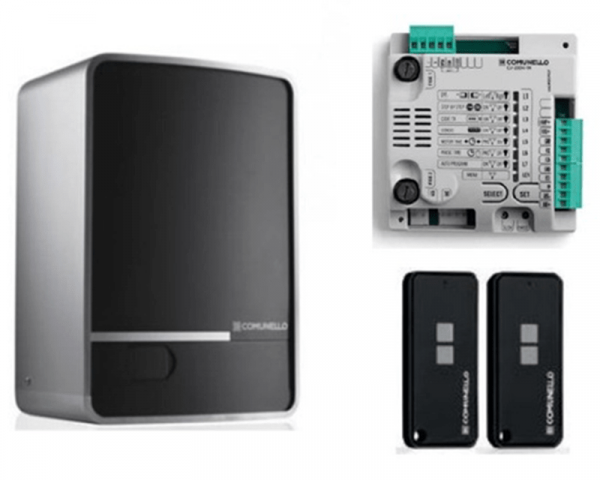 Kit Motor Comunello para Puerta de Corredera Uso Residencial e Industrial 24V Hasta 400Kg - KIT-FORT400