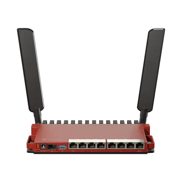 Router Inalámbrico Mikrotik 2,4GHz AX600 8-1000 LCD 1-SFP L5 USB - L009UiGS-2HaxD-IN