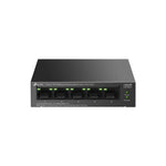 Switch de Escritorio TP-Link 5 Puertos 10/100 Mbps 4 Puertos PoE+ 41W Plug & Play - LS105LP
