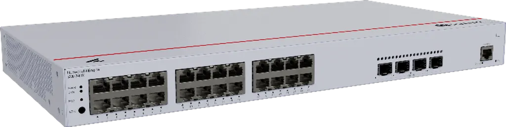 Switch Hauwei eKit 24 puertos PoE 10/100/1000Base-T 4 Puertos 10GE SFP+ 400W - S220-24P4X