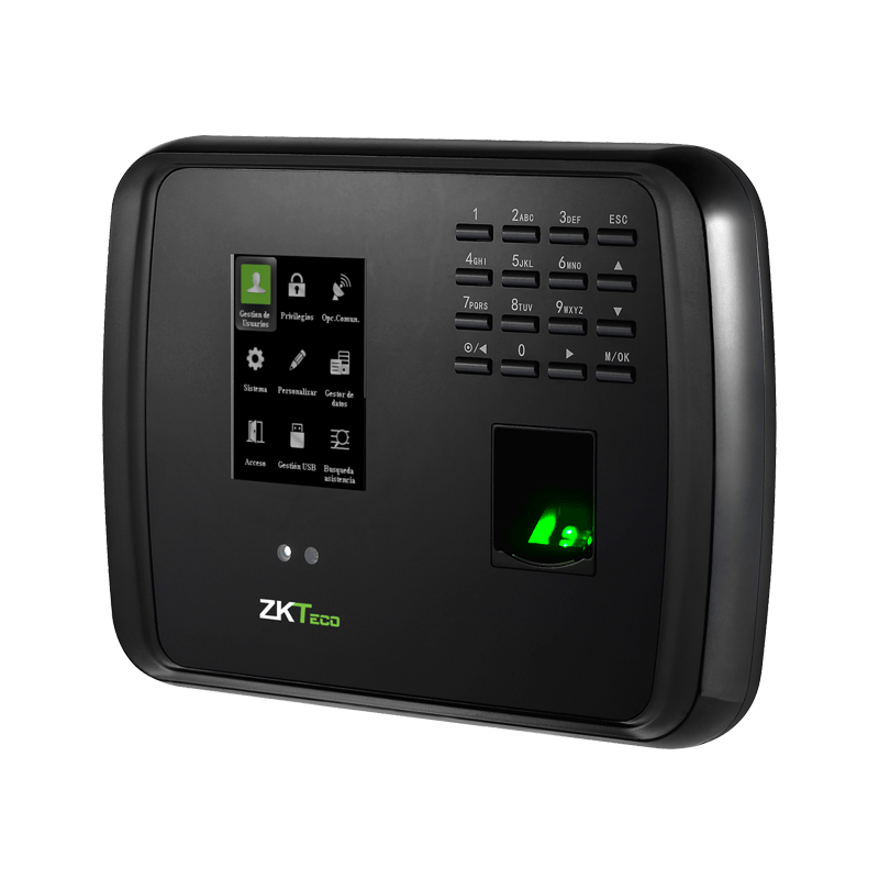 Terminal Standalone de T&A Reconocimiento Facial/Huella/Clave/Tarjeta Zk - MB-460