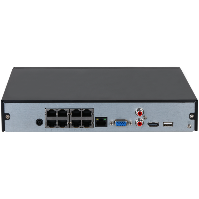 Grabador NVR Dahua® 8CH 8 Puertos Poe 1HDD hasta 20TB SMD Plus IVS - DHI-NVR2108HS-8P-4KS3
