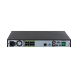 Grabador NVR Dahua® 16CH 2HDD 1U 8 Puertos PoE IA - DHI-NVR5216-8P-EI