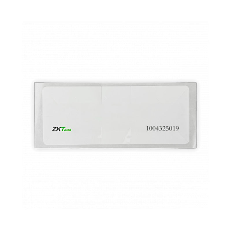 Sticker Tag UHF Adhesivo con Número Impreso 100mm x 40mm. Zk