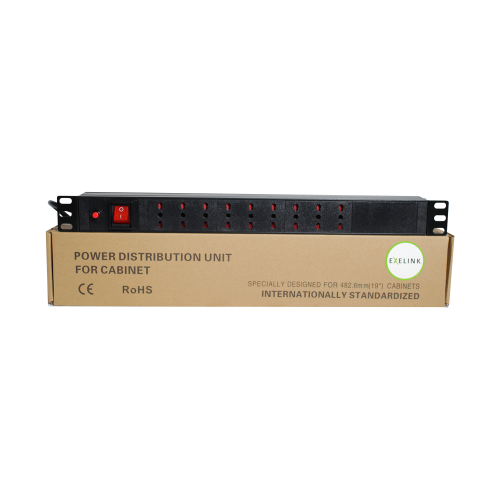 PDU 9 Enchufes 10A Horiz/Vert Interruptor X 3 Mts - PDU9