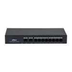 Switch Dahua® 10 Puertos Giga 8 Puertos Poe AT-AF 65W 2Uplink No Admin - PFS3010-8GT-65