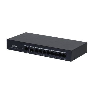 Switch Dahua® 8 Puertos Poe 2 Up-Link Giga ethernet - DH-PFS3110-8GT-65
