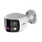 Cámara Dahua® Bullet IP Panorámica 2x4MP TiOC IR25 Mic Metal - DH-IPC-PFW3849SP-A180-E2-AS-PV-0280B