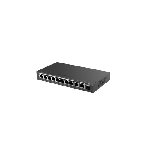Switch Administrable REYEE 10 Puertos Giga 8 PoE+ AF/AT 120W 1 Puerto Combo