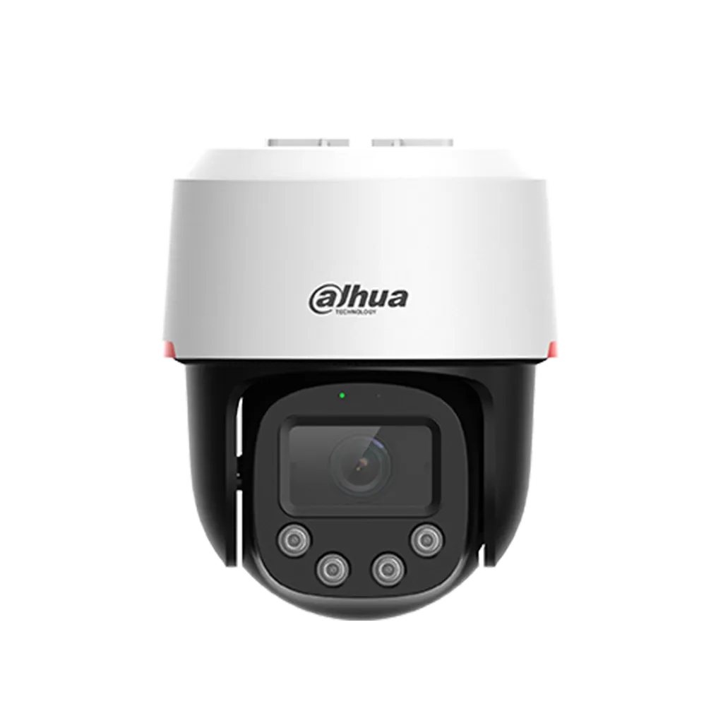 Cámara PT IP Dahua® 4MP WizColor 4mm Audio/Mic IR30 IP66 - DH-SD2C400NA-B-PV-PRO