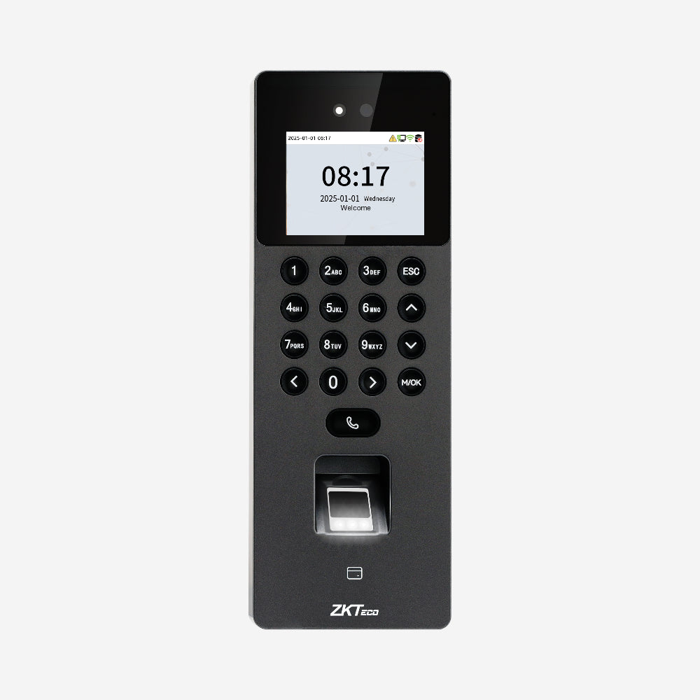 Control de Acceso ZKTeco Standalone IP Facial Huella Tarjeta Contraseña