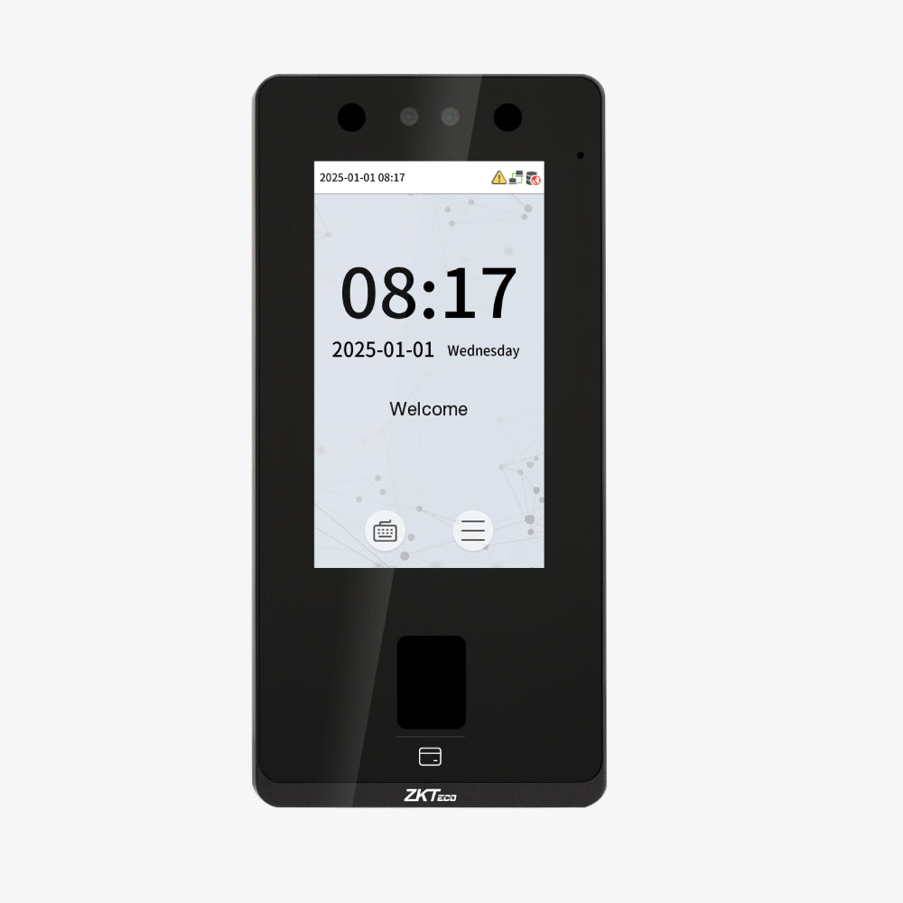 Control de Acceso ZKTeco Standalone IP Facial con Luz Huella Tarjeta Contraseña