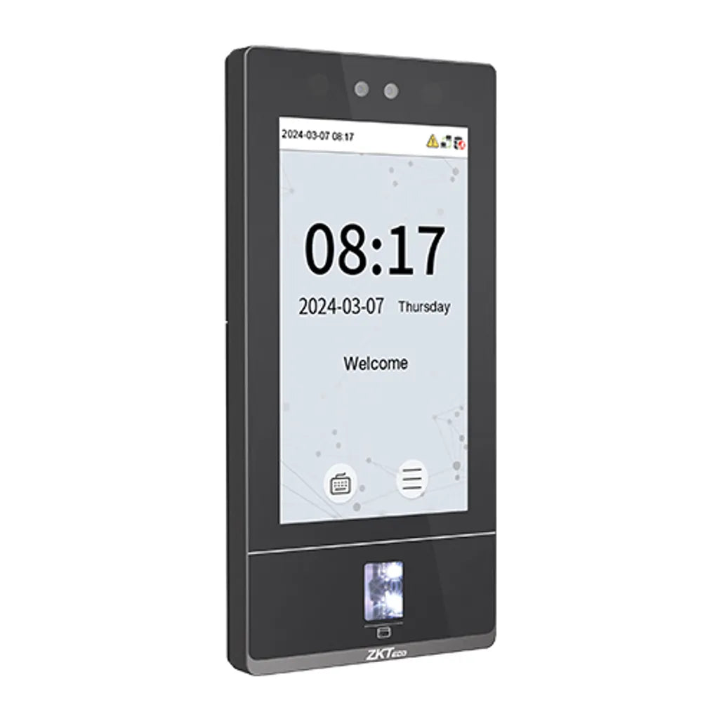 Control de Acceso ZKTeco Standalone IP Reco.Facial Huella Tarjeta ID 125kHz IP65
