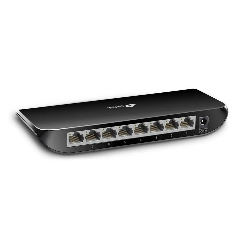Switch de Escritorio TP-Link 8 Puertos Gigabit 10/100/1000 Mbps Plug & Play - TL-SG1008D