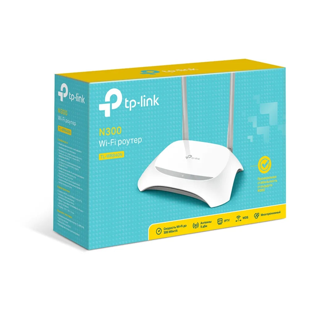 Router Inalámbrico Wifi Tp-Link N-300Mbps 2 Antenas Internas 4 LAN 1 WAN 2.Ghz