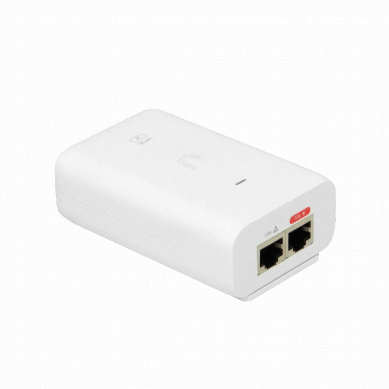 Inyector Poe Ubiquiti 48VDC 31.2W 0.65A GIGABIT 802.3AT - U-POE-AT