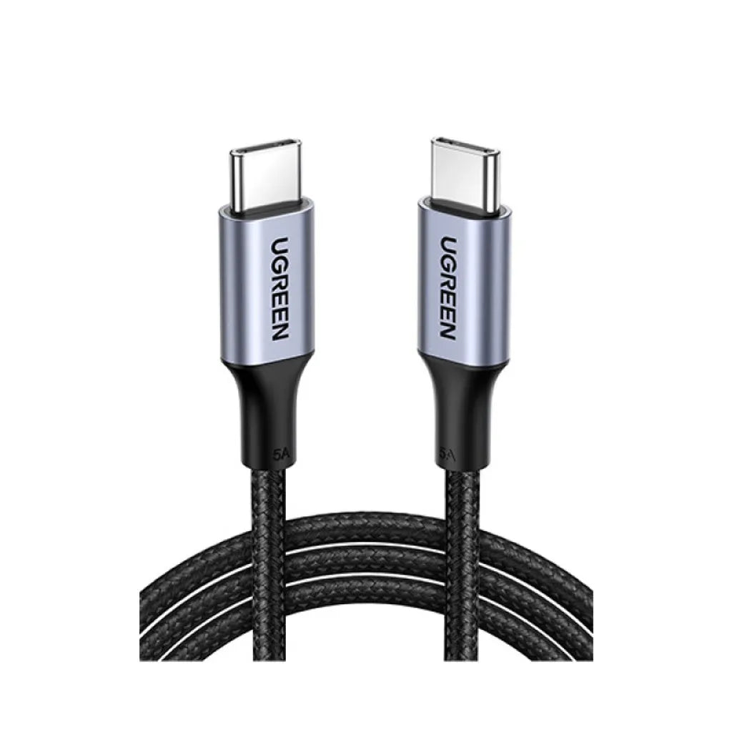 Cable USB-C a USB-C Ugreen Carga Rápida hasta 100W (20V/5A) 1 Metro Color Negro - US316(1M)