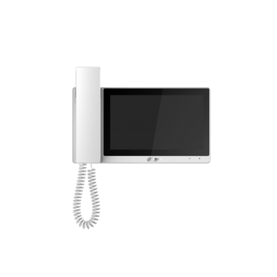 Monitor IP 7" Video Portero Dahua® con Auricular Color Blanco - DHI-VTH5421EW-H