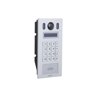 Video Portero IP Dahua® Cámara 2MP 2 Hilos eclado Numérico Lector Tarjeta 13.56MHz - DHI-VTO6222E-P