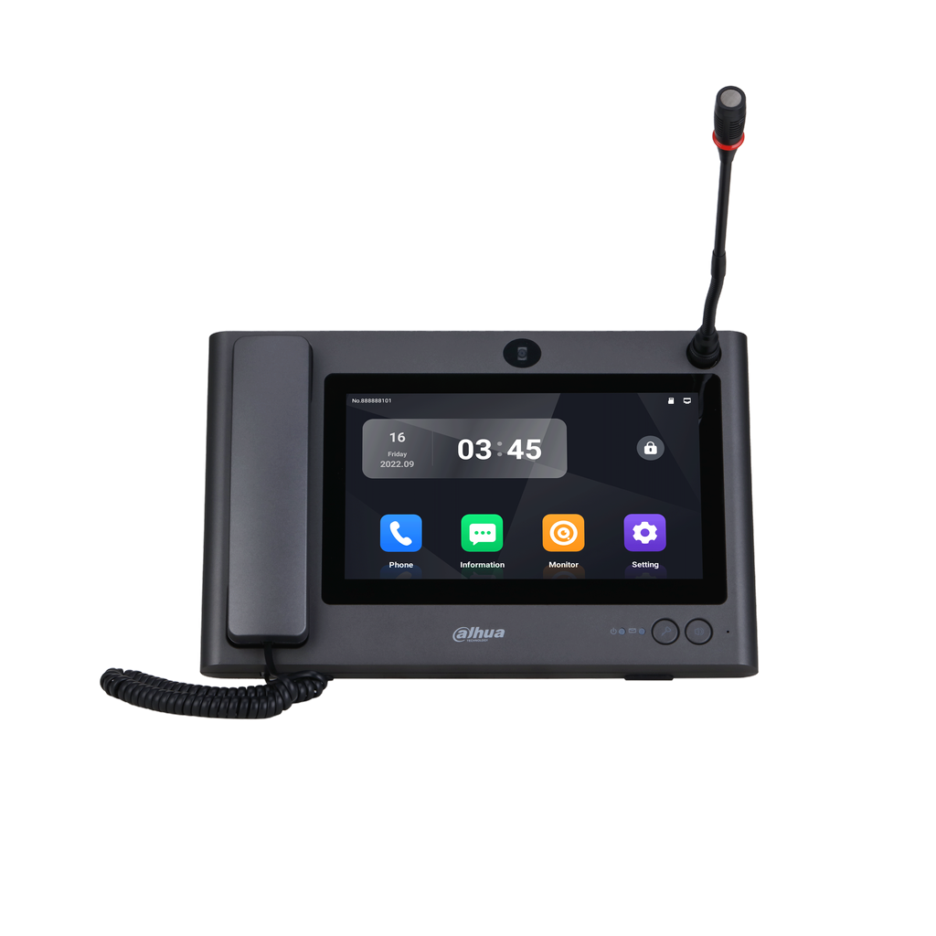 Estación Maestra Dahua®  para Conserjeria Pantalla 10" Android 11 Audio Bidirecc. - DHI-VTS8A40B-CG