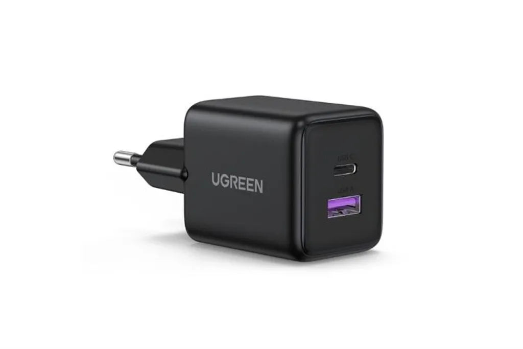 Cargador Ugreen Carga Rapida 30W 1 Puerto USB-C 1 Puerto USB-A - X516