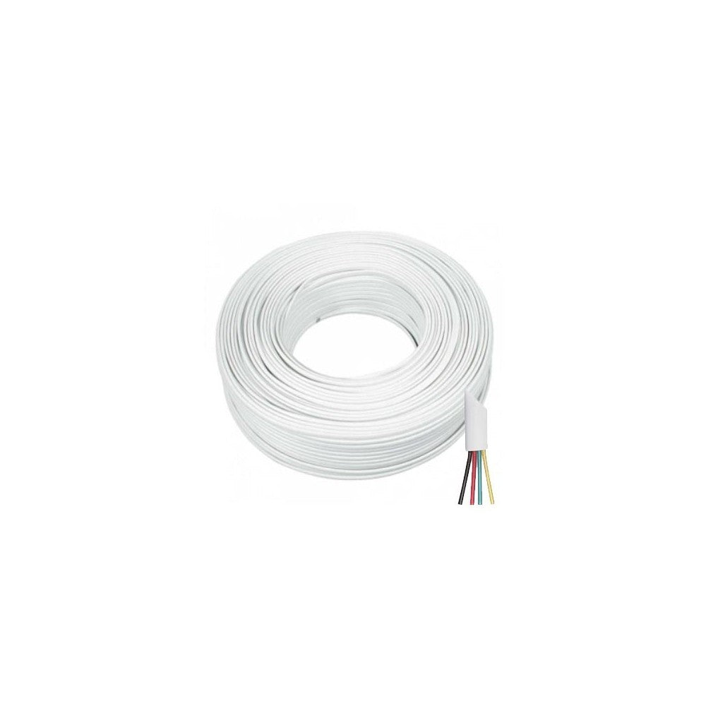 Cable Pin 4 Multipar Blanco 100 Metros 100% Cobre BDN - CPIN4100M
