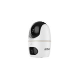 Cámara IP Dahua® Hero Dual Lente Fijo 5MP Lente PT 5MP 3.6mm Llamada Mic Altavoz Alarma - DH-H5D-5F
