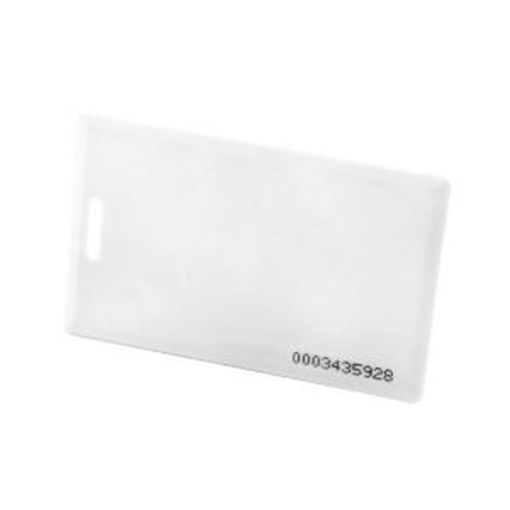 Tarjeta RFID ID 125khz gruesa con Número Impreso, con Perforación Zk - ID Thick Card