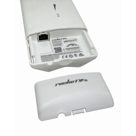 Rocket Ubiquiti 5,1-5,9GHz PTP/PTMP 1-1000 2-RPSMA inc-PoE24 27dBm 20-26VDC - R5AC-LITE