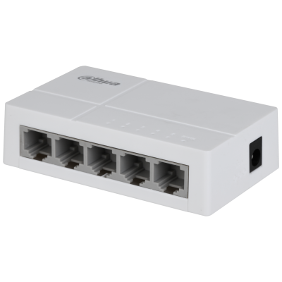 Switch Dahua® Fast Ethernet de 5 Puertos 10/100 Mbps no Administrable - DH-SF1005L