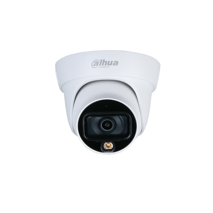 Cámara  Domo HDCVI Dahua® 2MP 2.8mm LED20 IP67 FullColor - DH-HAC-HDW1209TLQN-LED