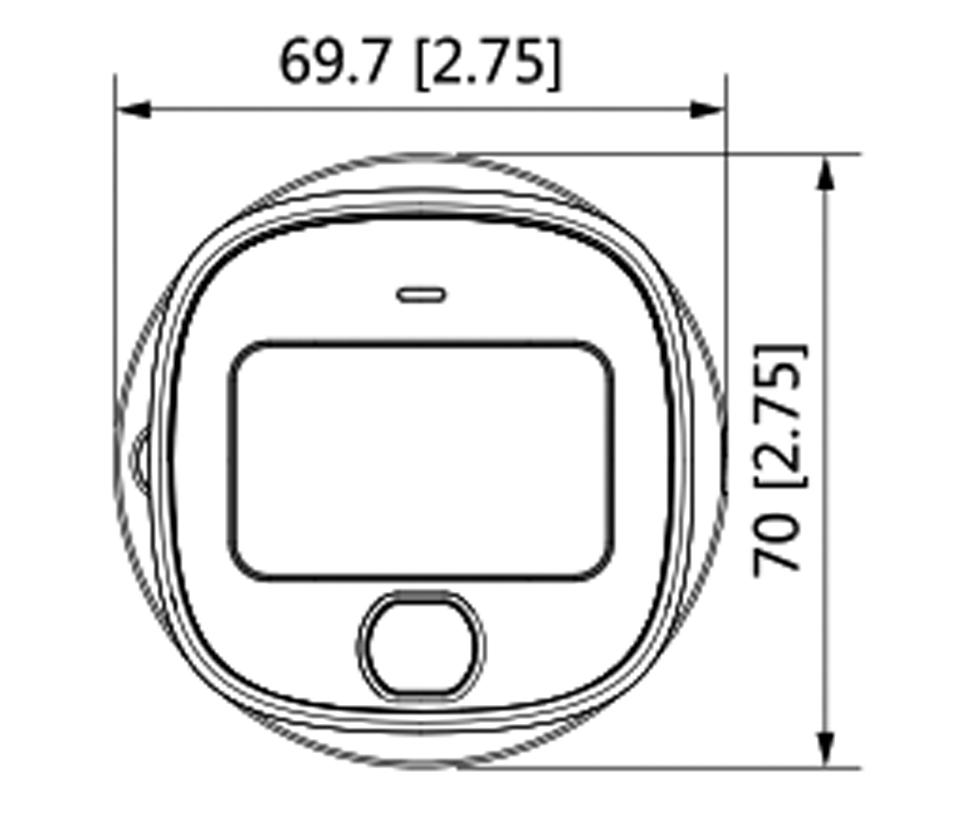 Cámara Bullet HDCVI Dahua® 2MP 2.8mm Led20 Full Color Metálica - DH-HAC-HFW1209CMN-LED-0280B